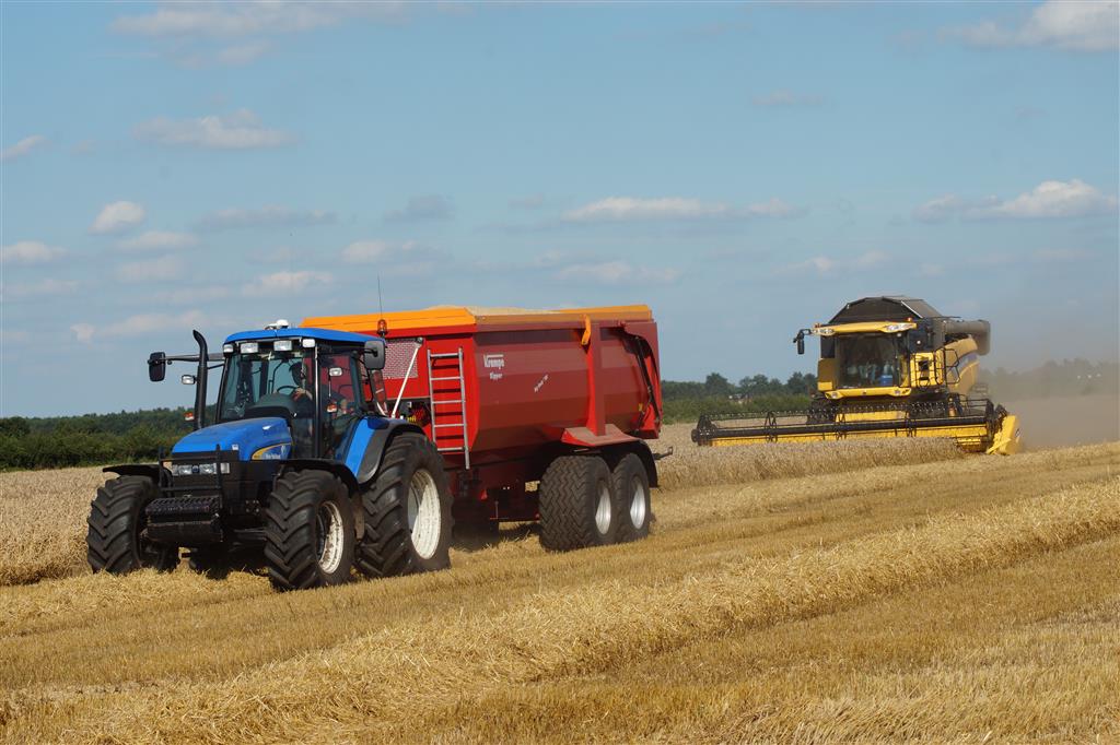 New Holland Cx Elevation In De Zomertarwe Trekkerweb Nl