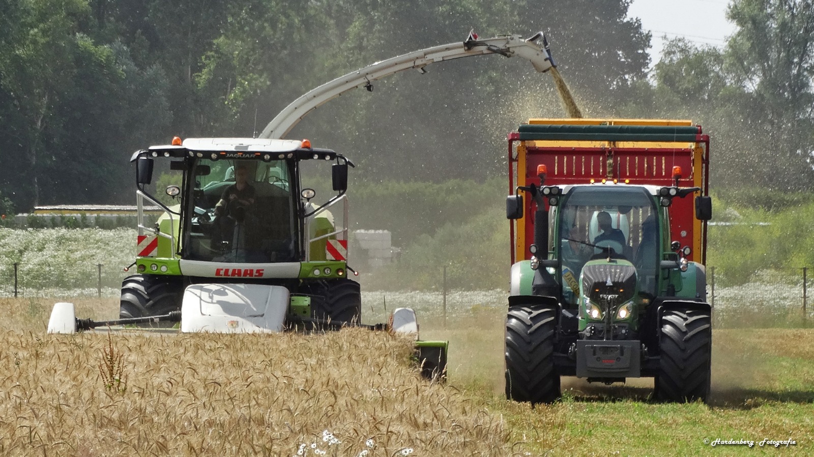 Claas Gps Hakselen Met Claas Jaguar En Direct Disc