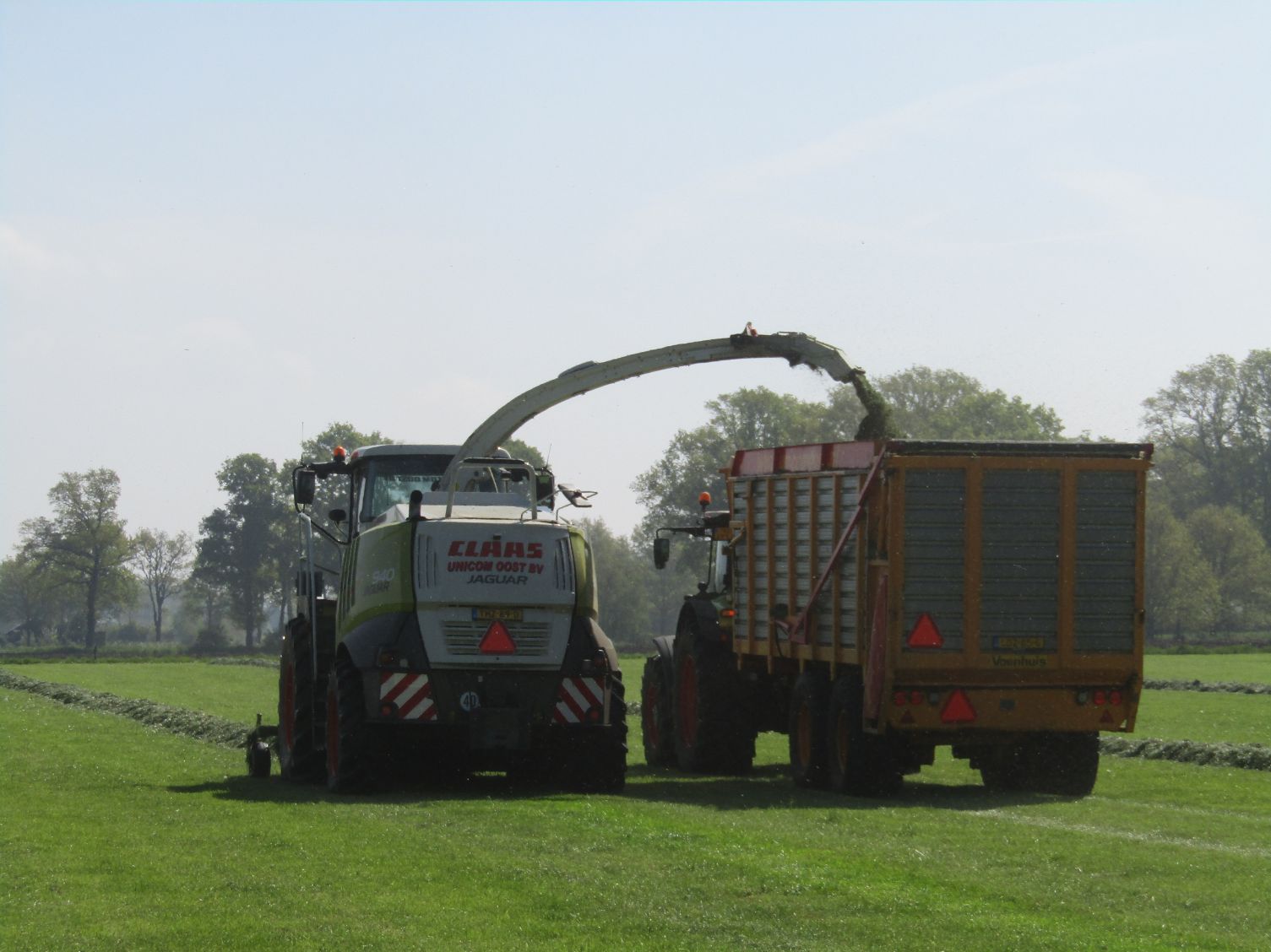 Claas Unicom Oost Eerste Snede Gras Hakselen Trekkerweb Nl