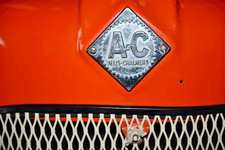 Het logo van Allis Chalmers.