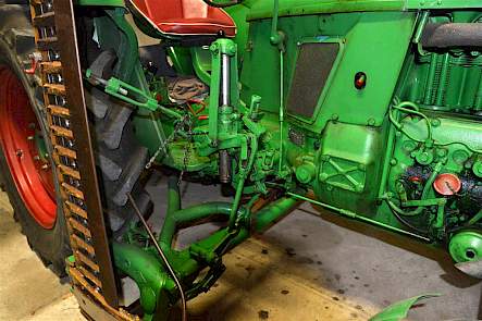 Een bijzonderheid van Deutz was de hydraulische bediening voor de maaibalk.