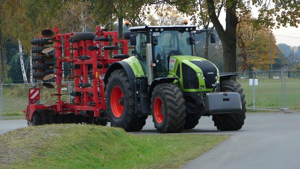 Claas Axion 900 te zien op landbouwvakbeurs Assen Trekkerweb