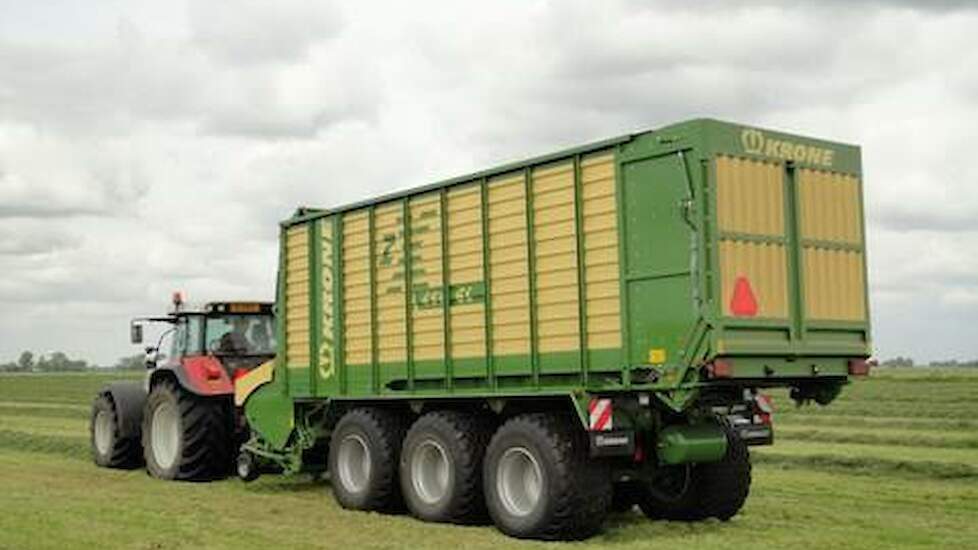 Krone ZX 450 GL Dubbeldoelwagen Trekkerweb.nl