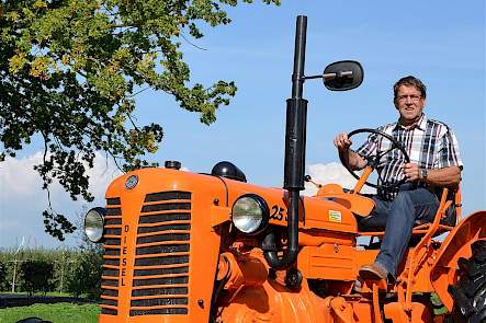 Als Lekkerkerker moet kiezen is de Zetor zijn lievelingstrekker. 'Die is bovendien net zo oud als ik zelf, van 1948'.