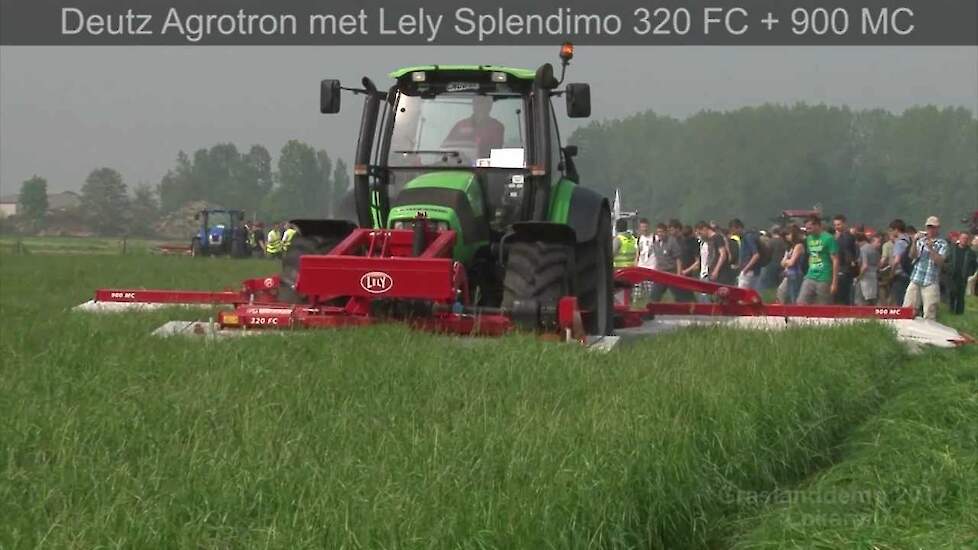 Deutz Agrotron met Lely Splendimo 320 FC + 900 MC