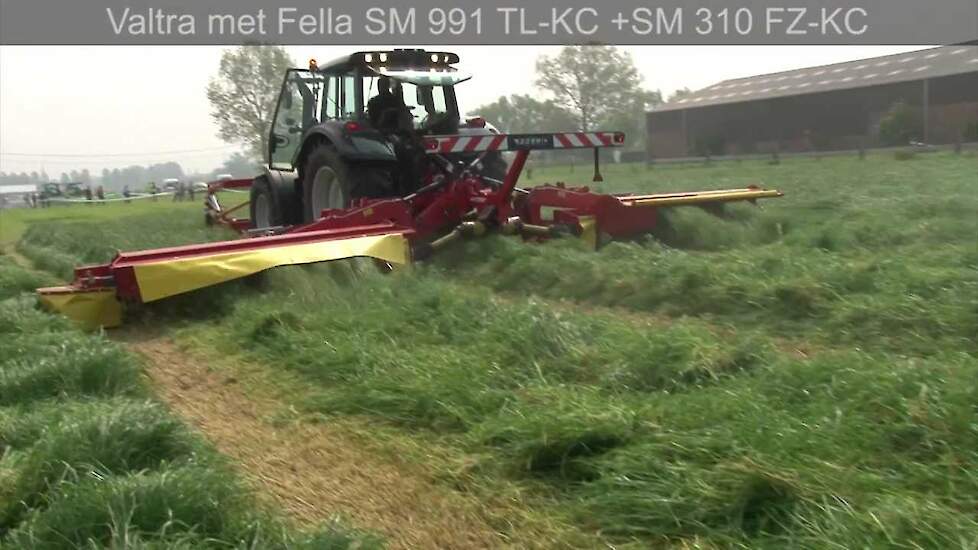 Valtra met Fella SM 991 TL-KC + SM 310 FZ-KC