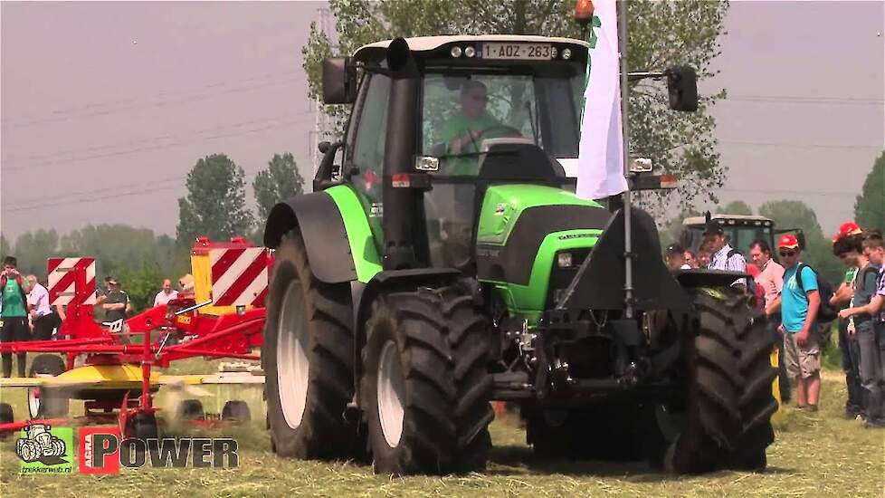 Deutz met Pöttinger Eurotop 801 A Multitast