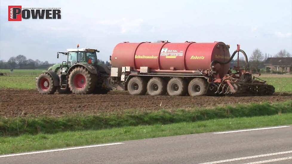 Van Hal bouwland bemesten met vier assen 34m3 tank - Agrio - HD