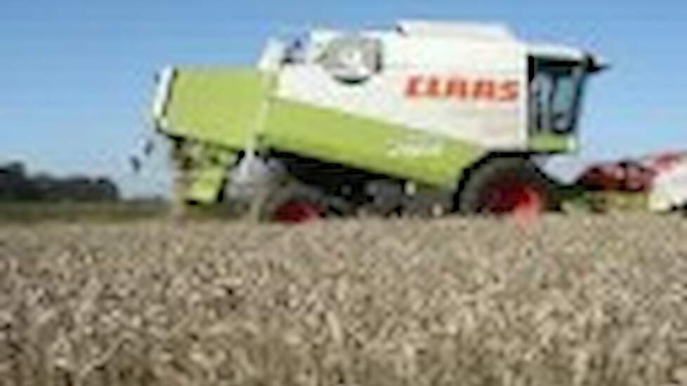 Claas lexion 420 Trekkerweb zomertarwe combinen