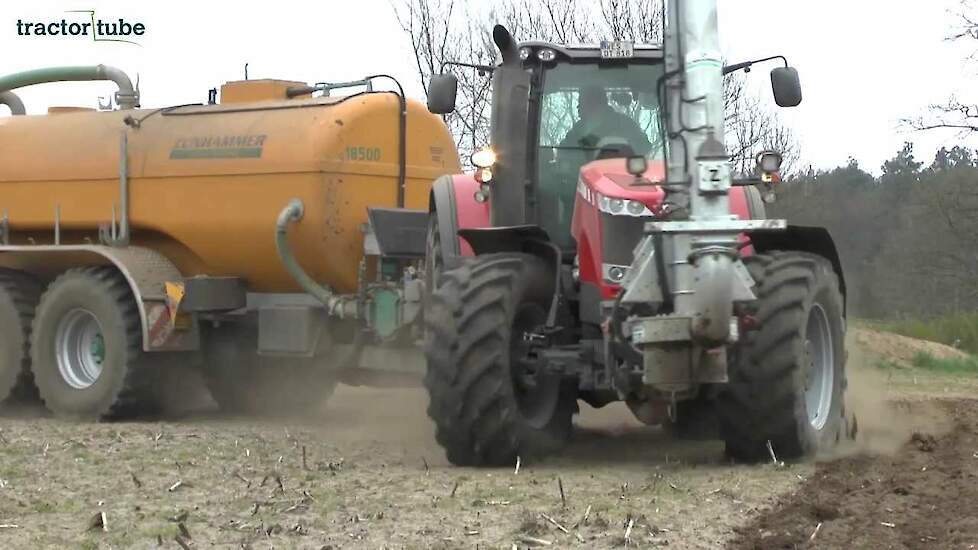 Massey Ferguson 8670 met Zunhammer  Trekkerweb Action Camera Fantec BeastVision HD