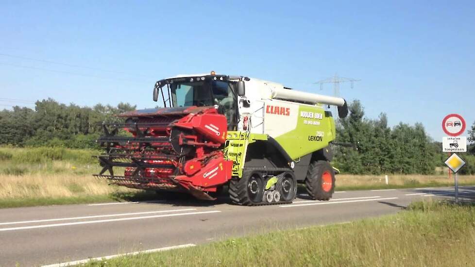 Claas Lexion 750 TT  Terra Trac 40 Km/h  Rupscombine Trekkerweb