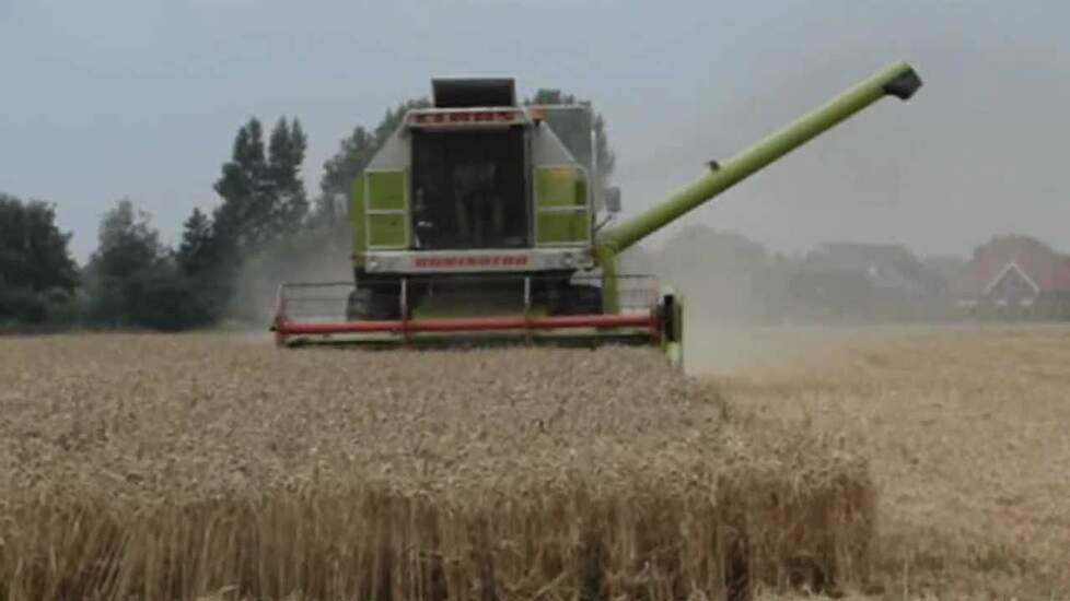 Claas Dominator 98 lossen in Miedema Trekkerweb