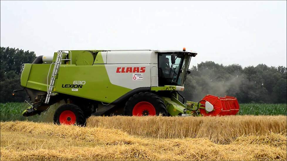 Loonbedrijf Broekx in het Graan 2013| Claas Lexion 530-630 [HD]