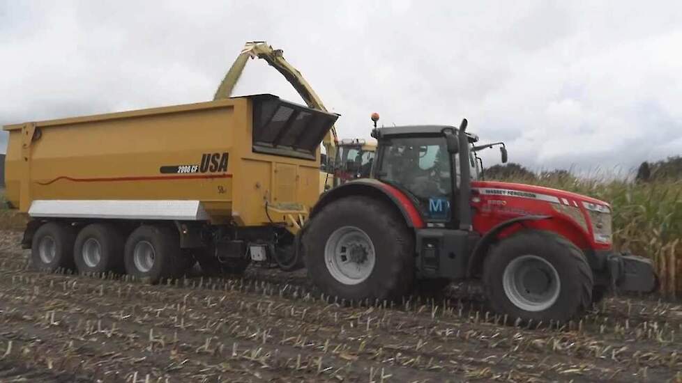 Munters met nieuwe 2e Krone BiG X 700 Trekkerweb maize maisernte maishakselen 2012