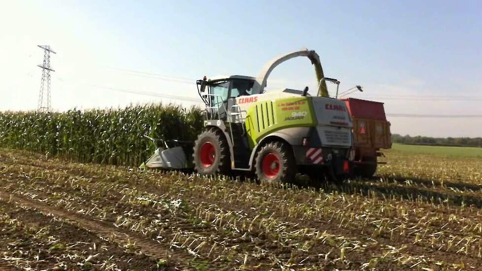 Claas Jaguar 940 van Loonbedrijf A. den Bakker en Zn.Trekkerweb