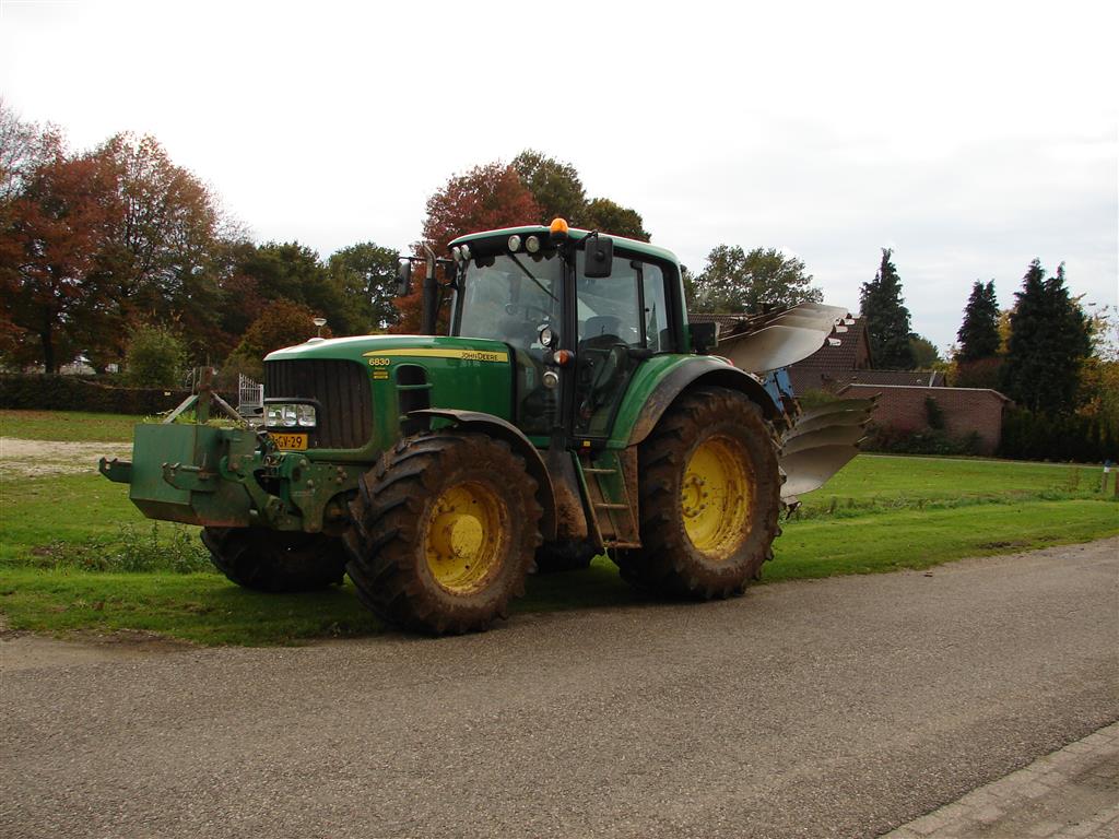 John Deere Maisland Ploegen Met John Deere 6830 En Lemken 4 Schaar Trekkerweb Nl