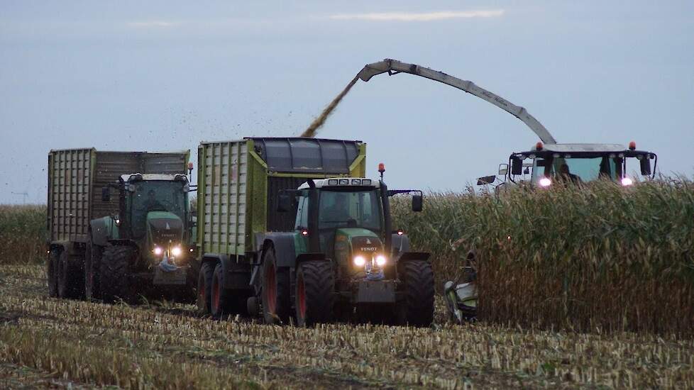 Loonbedrijf Meppelink in de mais met Claas 940  Fendt trekkers Trekkerweb full version gopro