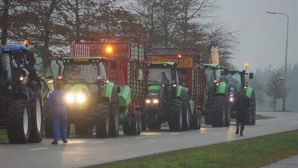 Trekker transport Broekema BV van Sleen naar Schildwolde Trekkerweb