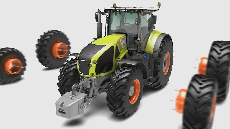 Claas Axion 900 serie animatie Trekkerweb.nl