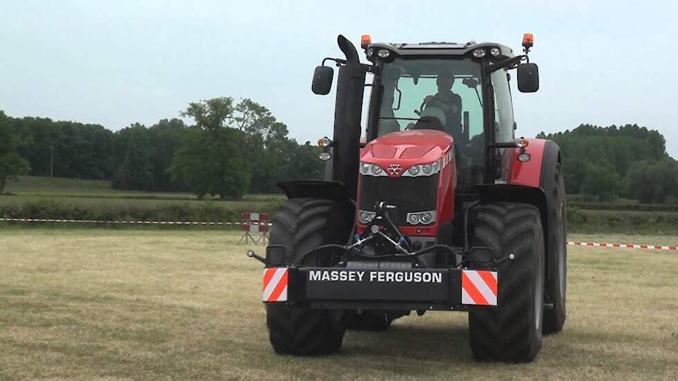 Massey Ferguson 8690 rijden op Super 6 evenement Trekkerweb  gopro hero