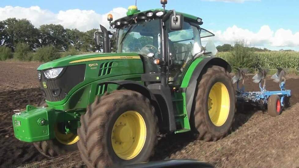 John Deere 6140R met Lemken 4 schaar Trekkerweb