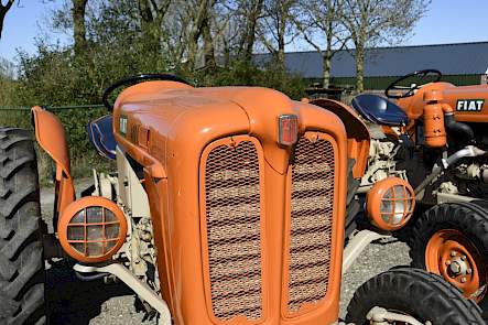 De neus van de Fiat 411R.