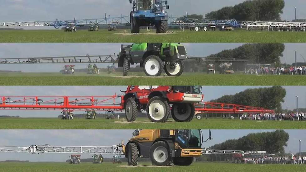 Sprayer demonstrations Agrotechniek Holland testtrack Trekkerweb