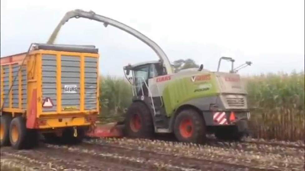 Loonbedrijf Geurs CLAAS JAGUAR 960 met DYNAMIC POWER en AUTOFILL Trekkerweb