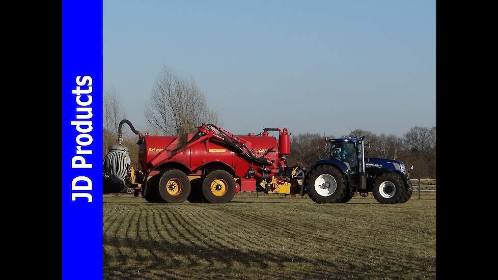 New Holland T7 270/Mest injecteren/Slurry injection/Gülle ausbringen/van Klompenburg/Hulshorst