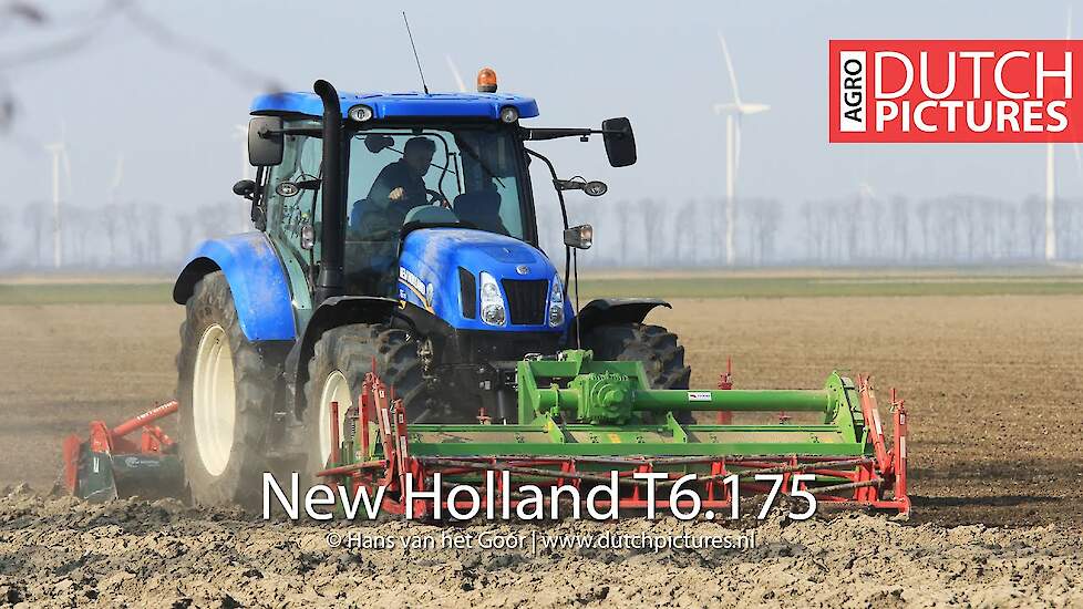 New Holland T6.175 | Akker voorbereiden | Preparing the field | Baselier | Vogel & Noot