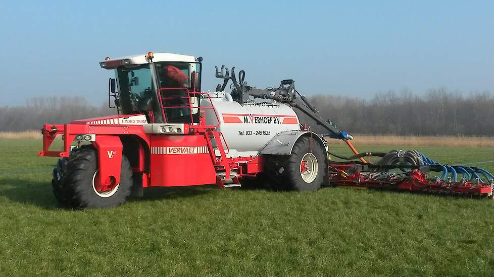 Vervaet hydro trike bij Loonbedrijf M. Verhoef BV aan het werk. Trekkerweb