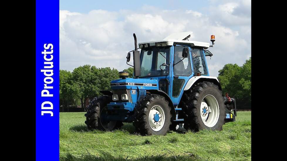 Ford 6410/Gras maaien/Mowing grass/Gras mähen/Hulshorst/Kuhn PZ 280/The Netherlands