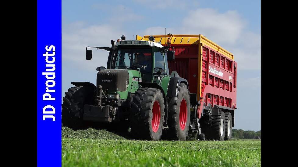 Fendt 916/Doosan DL200/Gras/Oprapen/Inkuilen/Grass/Silage/Schuitemaker/van Spijkeren/Elburg