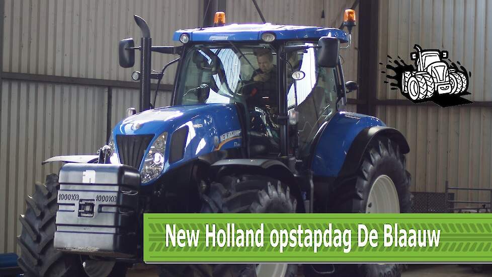 Trekkerweb op de koffie bij New Holland opstapdag De Blaauw in Sneek