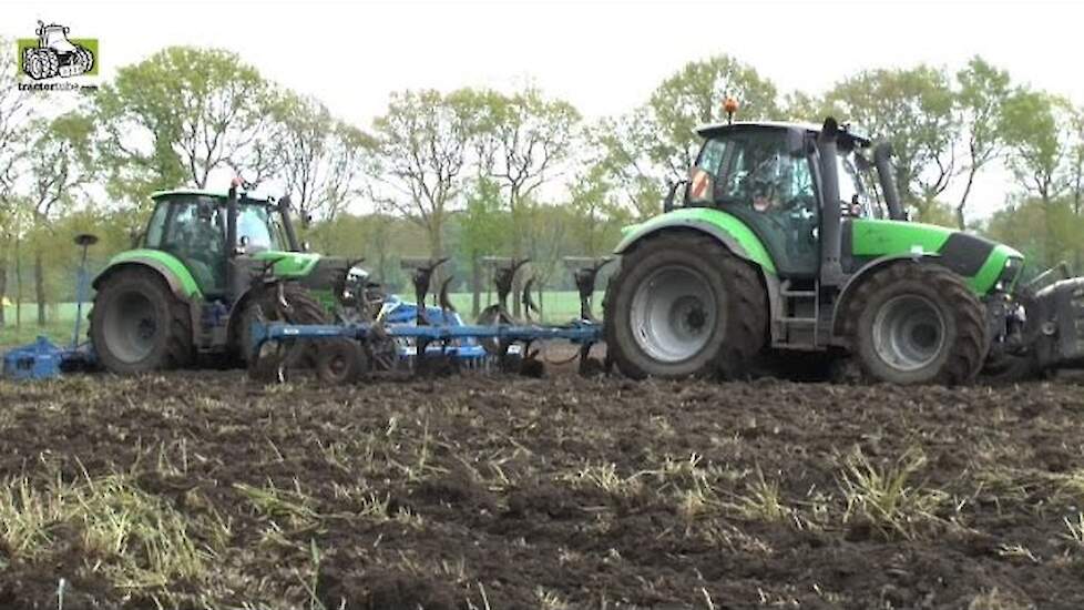 Mest rijden ,cultiveren en ploegen met Lemken en Deutz-Fahr Trekkerweb