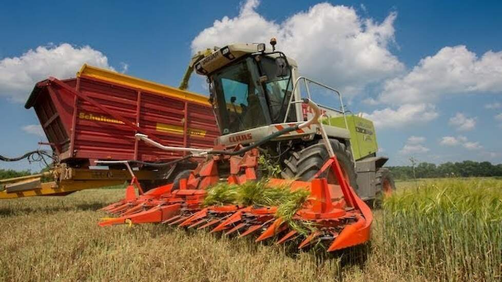 Loonbedrijf Markvoort in de GPS (gehele plant silage) Trekkerweb