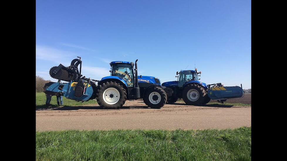 Kort mechanisatie op super snelle demo met Imants en New Holland T7.210 Trekkerweb