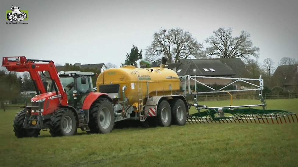 Massey Ferguson 7620 met Zunhammer 18500 aan het sleepslangen Trekkerweb