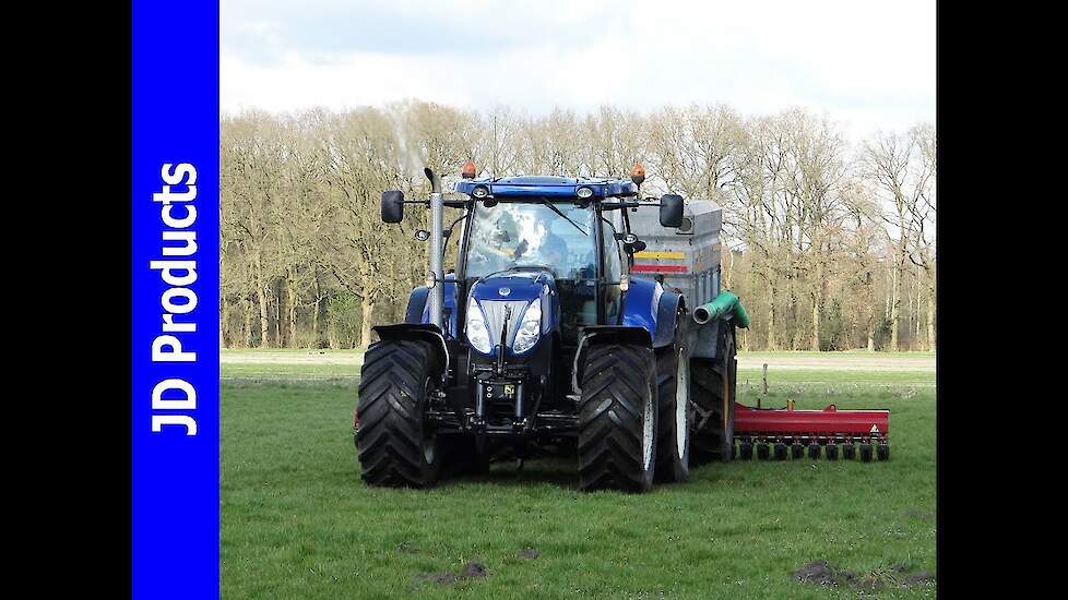 New Holland T7.270/Blue Power/P v/d Steeg/Mest injecteren/Slurry injection/Gülleeinarbeitung /Uddel