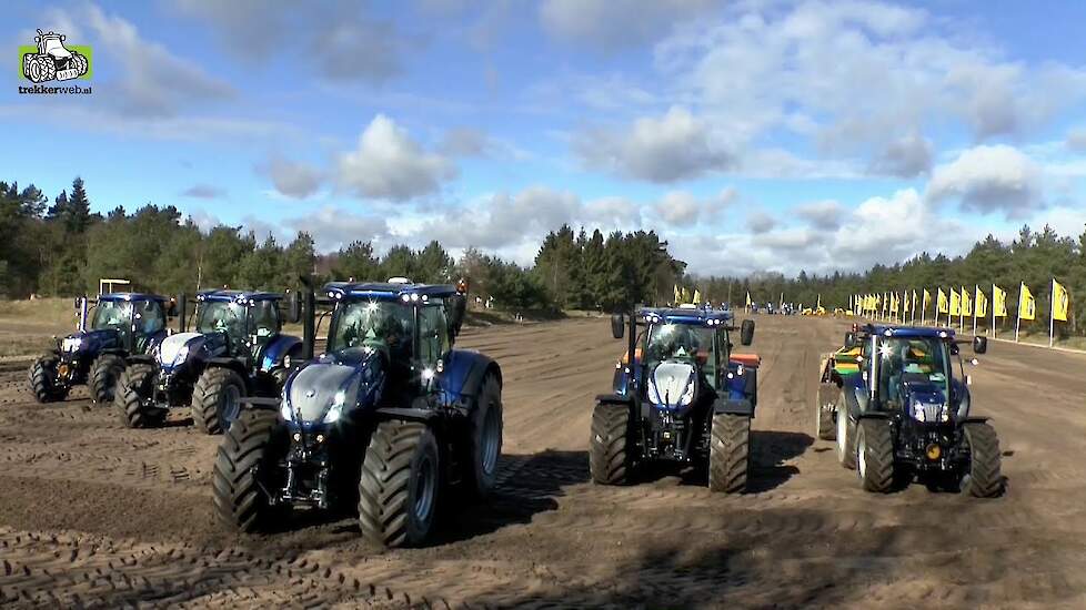 2500 PK bij de gebruikerstraining voor de New Holland T8/T7(HD)/T6 Trekkerweb horsepower