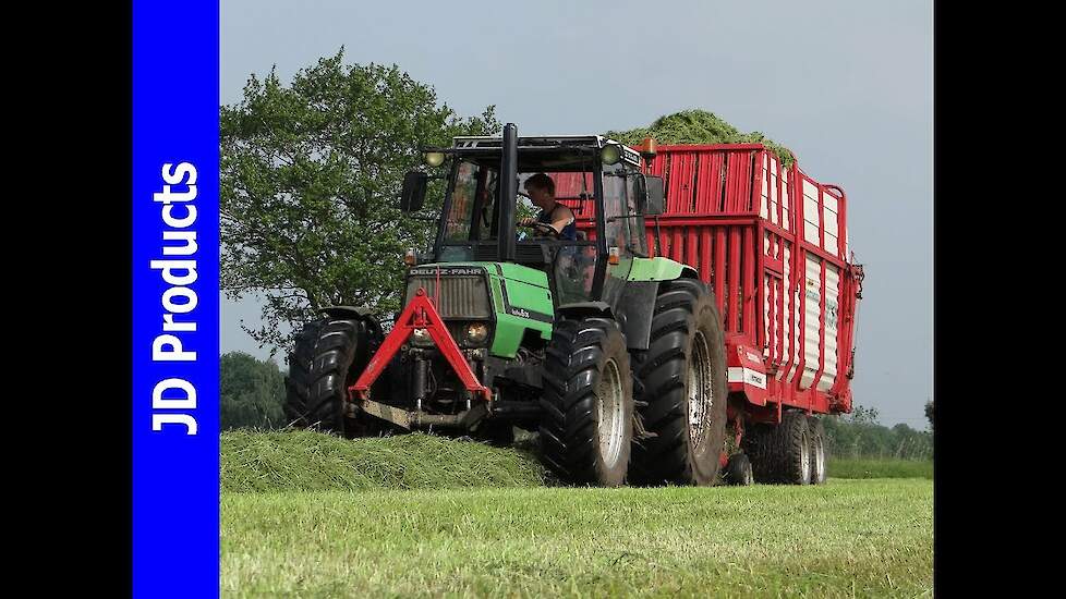 Deutz AgroPrima 6.06/Fendt 304/Gras inkuilen/Grass silage/Gras einfahren/Wajer/Hulshorst/2016