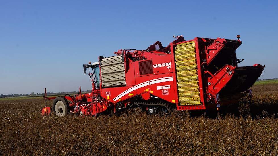 Grimme Varitron 470 vierrijer op rupsonderstel Trekkerweb