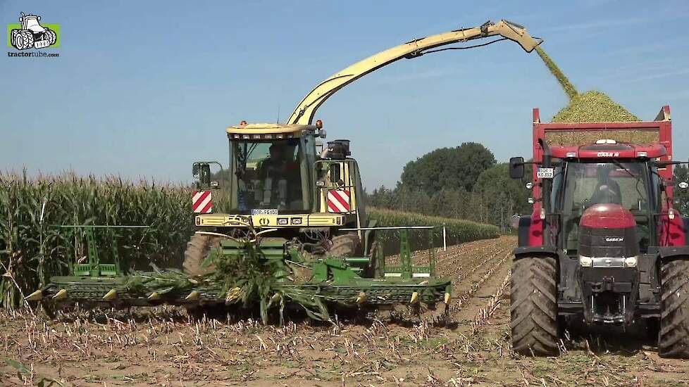 Mais 2016 met Krone BiGX 700,Case IH en Schuitemaker loonbedrijf Gottschalk Trekkerweb