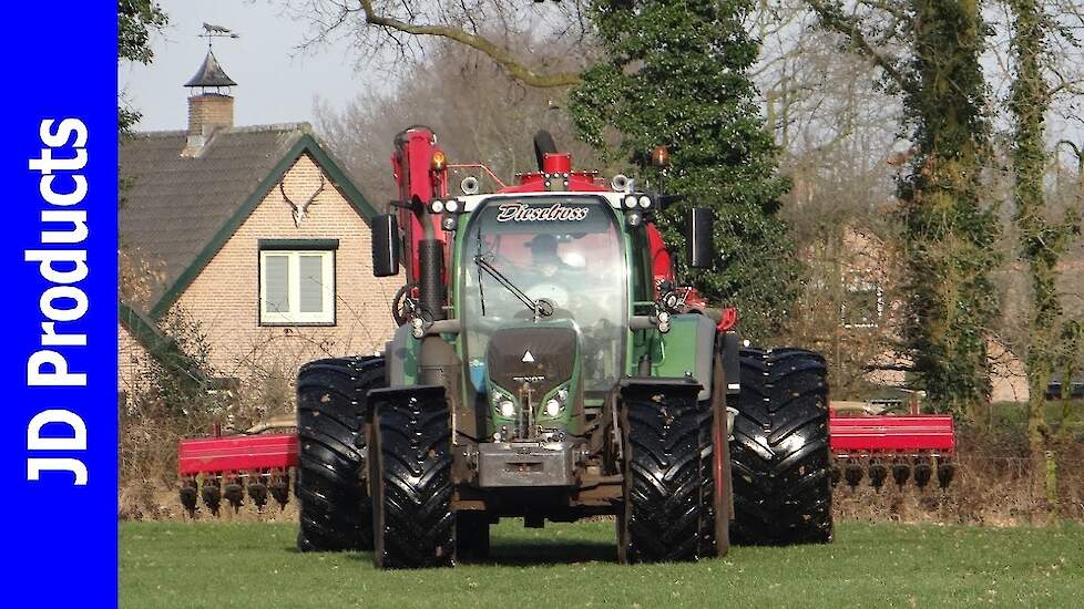 Fendt 720/Schuitemaker/Mest injecteren/Injection slurry/Gülleeinarbeitung/ v/d Hardenberg/Elspeet