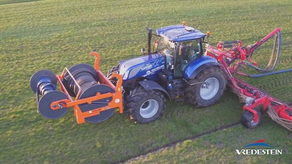 Loonbedrijf Dekkers New Holland T7.230 Autocommand met Vredestein banden Trekkerweb