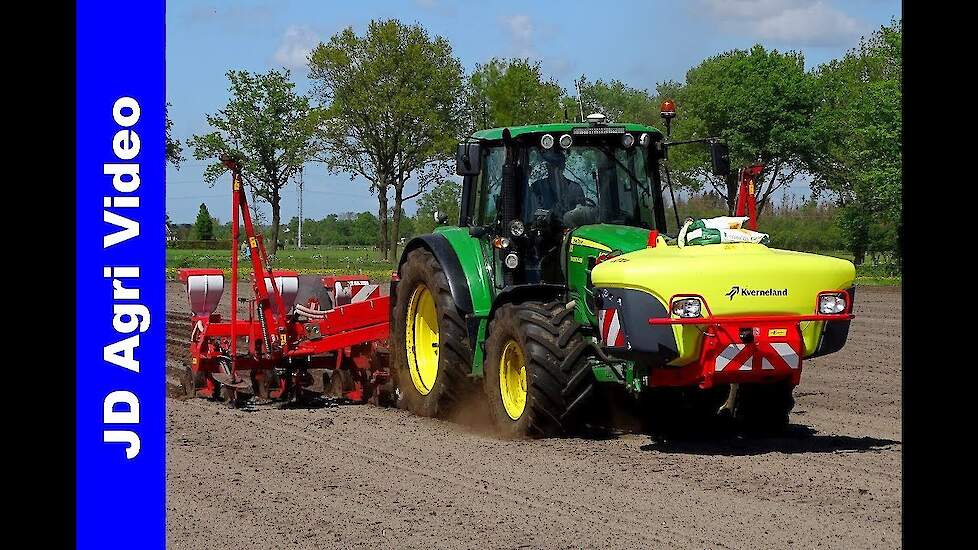 John Deere 6430|Mais zaaien|Seeding Maize|Mais Aussaat|Doornewaard|2018