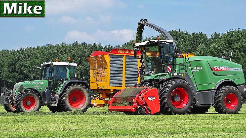 Grass silage 2018 | Fendt Katana 65 | A.N. Van Impelen | Gras hakselen | Veenhuis | Werkhoven | NL.