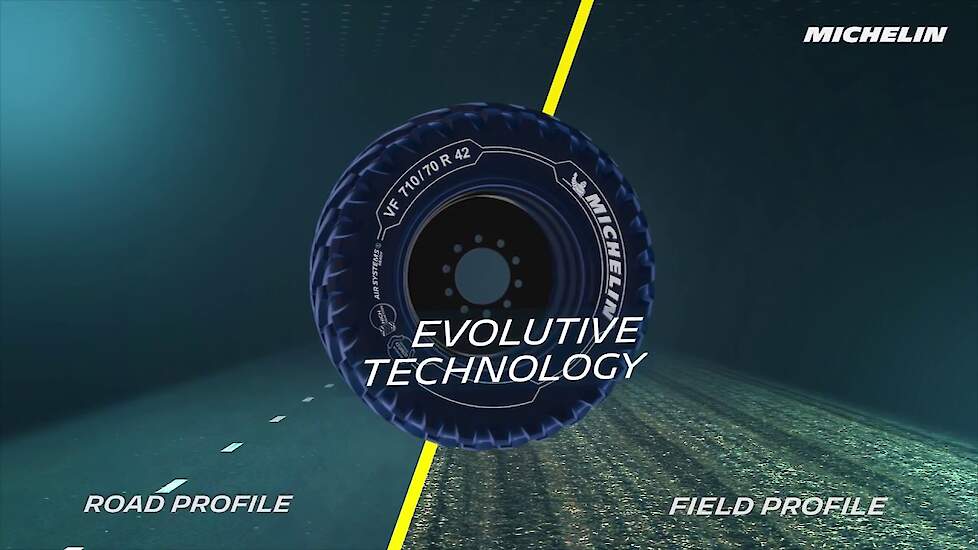 MICHELIN EVOBIB - A tire sculpture changing from road to field (SHORT VERSION) (EN)