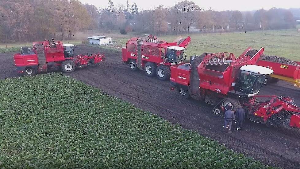 Agrifac en Holmer bietendemo met LightTraxx, OptiTraxx, SixxTraxx, Hexxtraxx en Terra Dos T4-40