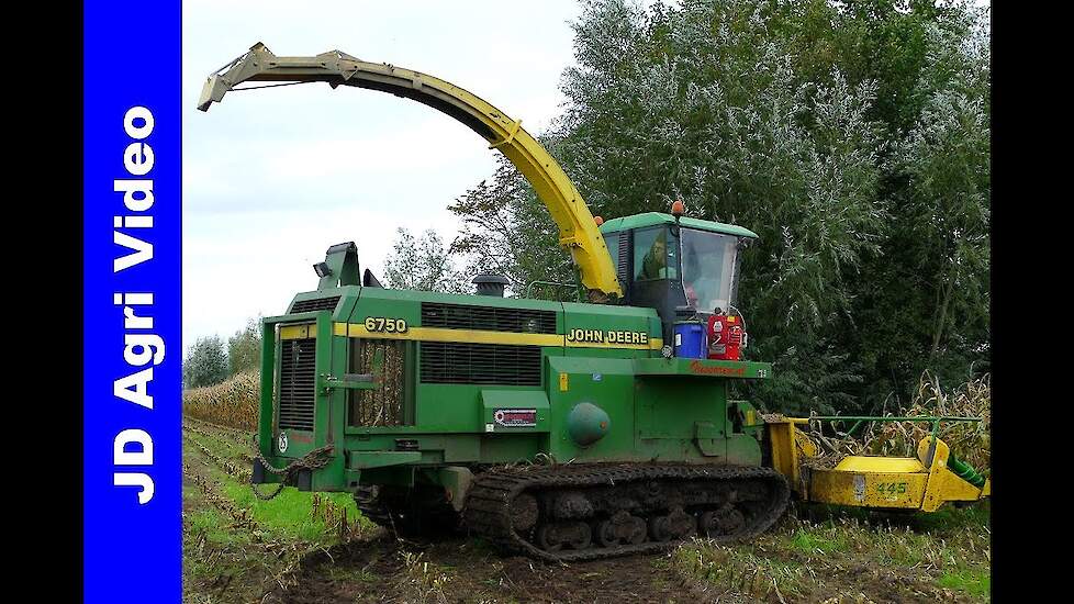 Modderen | Mud | Mais 2019 | John Deere 6750 | Rups Tracks | IHI iC100 | Oussoren Westbroek | Maize